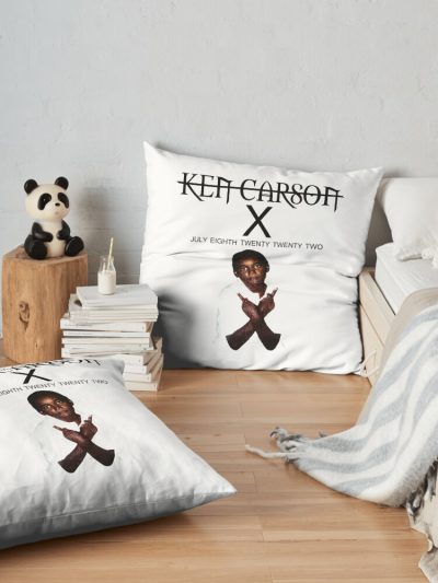 Ken Carson Merch X Ken Carson Throw Pillow Official Ken Carson Merch